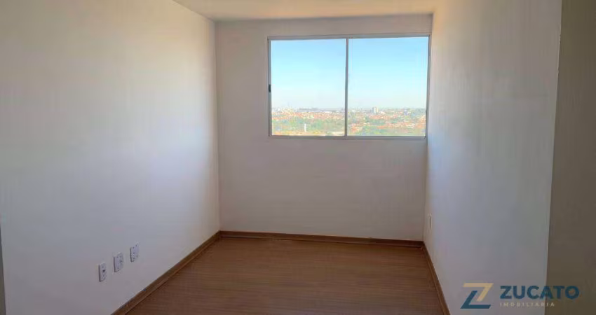 Apartamento com 2 dormitórios, 44 m² - venda por R$ 180.000,00 ou aluguel por R$ 1.355,47/mês - Jardim Libânio - Uberaba/MG
