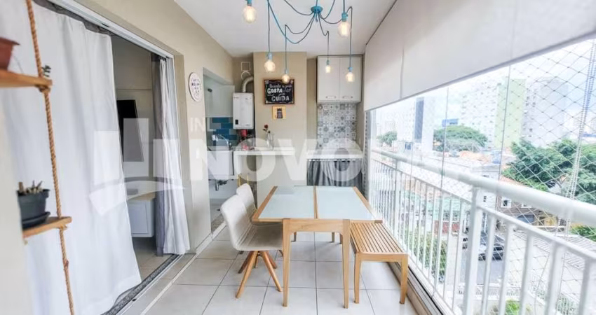 Apartamento com 69 metros quadrados de área útil, e com 1 vaga de garagem no Belém