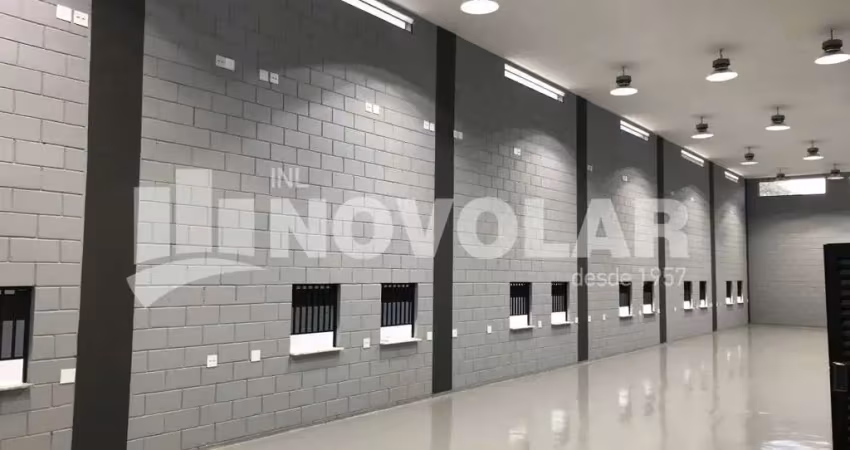 Galpão 475m² para alugar na vila ede ? novo, pé direito alto e escritório