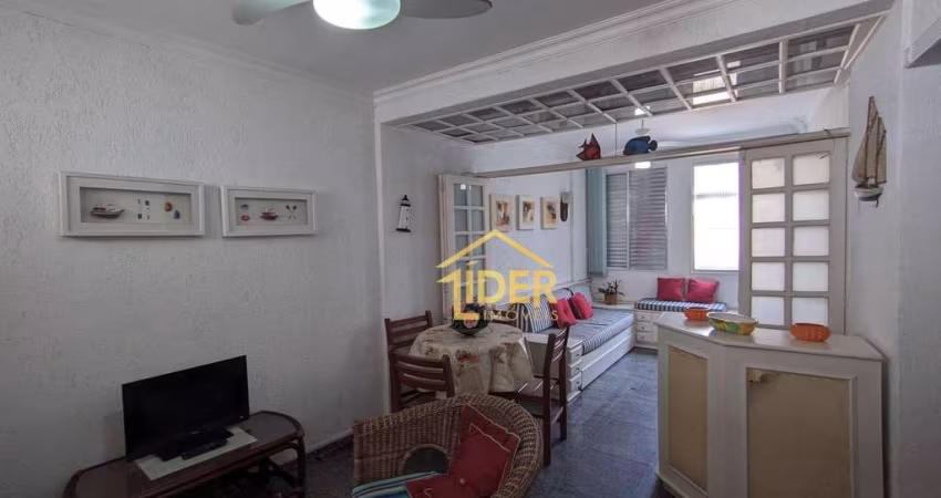 Apartamento com 1 dormitório à venda, 58 m² por R$ 320.000,00 - Praia das Pitangueiras - Guarujá/SP