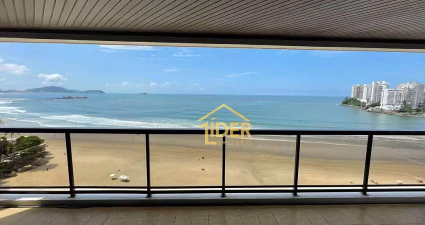 Apartamento Vista Mar com 4 dormitórios à venda, 289 m² por R$ 3.000.000 - Jardim Astúrias - Guarujá/SP