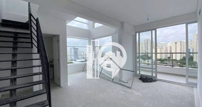 Apartamento duplex com 1 dormitório à venda, 85 m² - jardim aquarius - são josé dos campos/sp