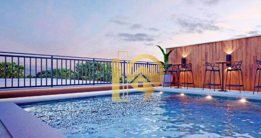 Apartamento com 2 dormitórios à venda, 54 m² - Centro - São José dos Campos/SP