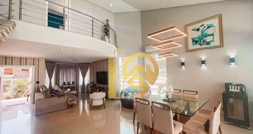 Luxuoso sobrado  com 4 suítes à venda, 400 m² - jardim coleginho - jacareí/sp
