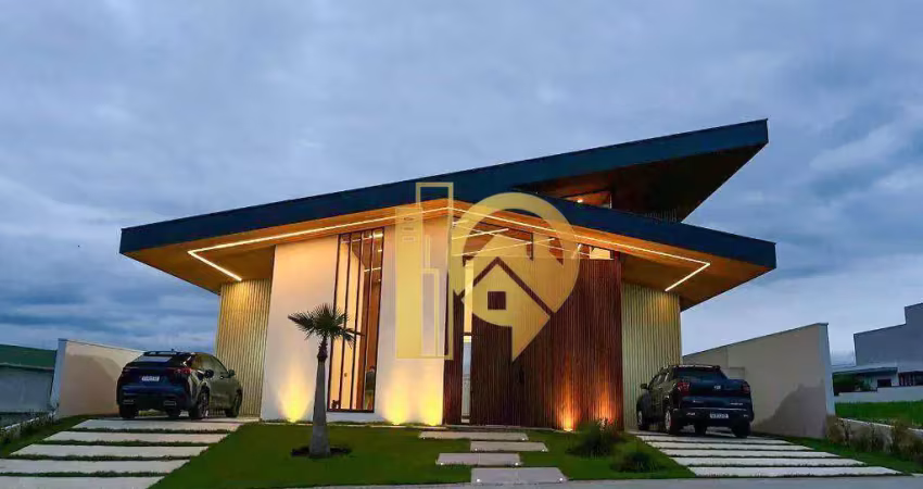 Casa com 4 dormitórios à venda, 288 m²  no  Residencial Ecopark Bourbon - Caçapava/SP