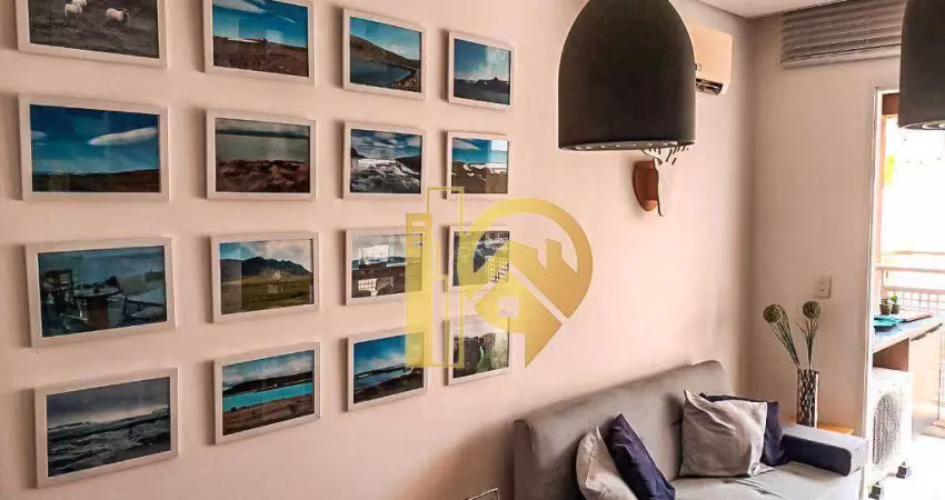 Apartamento com 1 dormitório para alugar, 37 m²- Centro - São José dos Campos/SP