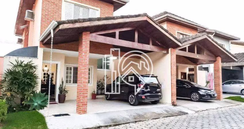 Casa com 3 dormitórios à venda, 165 m² - jardim santa maria - jacareí/sp