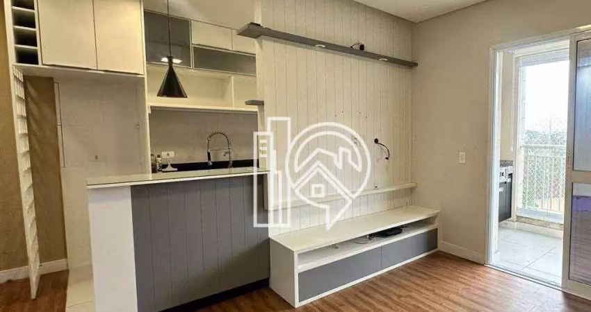 Apartamento com 2 dormitórios à venda, 61 m² - Arboville Jacareí