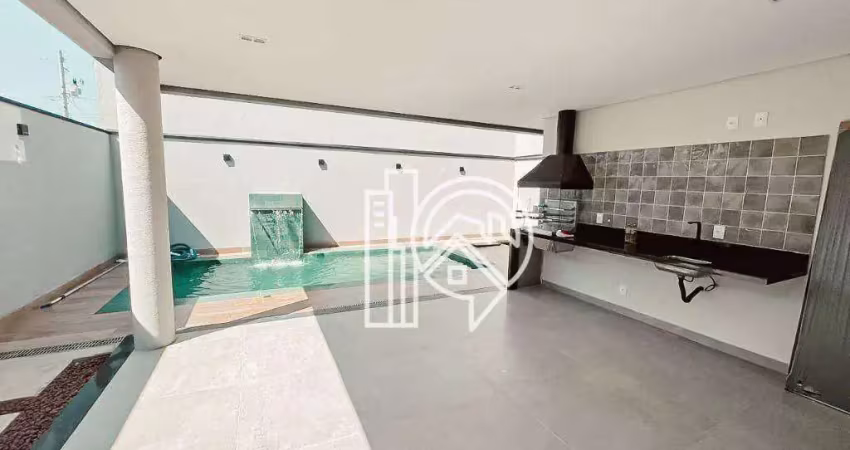 Casa com 2 dormitórios à venda, 220 m²- residencial malibu - caçapava/sp