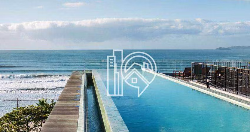 Apartamento com 2 dormitórios à venda, 63 m² frente mar - Praia Grande - Ubatuba/SP