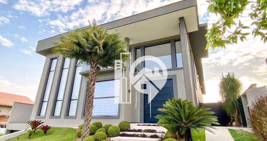 Casa de luxo em condomínio com projeto contemporâneo à venda no bairro Urbanova, Reserva do Paratehy - São José dos Campos/SP.