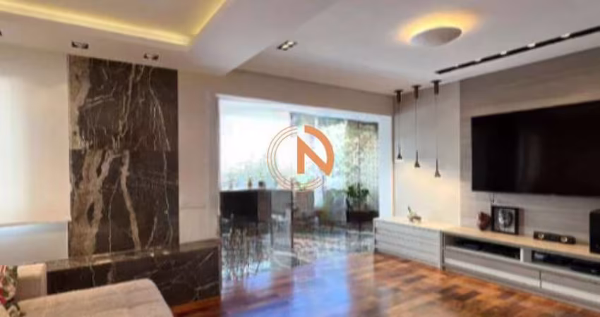 Apartamento 3 suítes, sala para 3 ambientes e 2 vagas de garagem