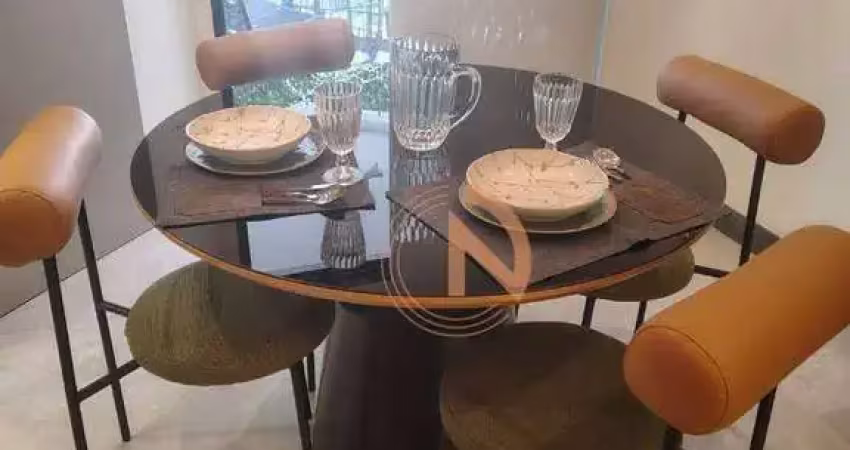 Apartamento com serviço, 2 dormitórios, 1 suite e lazer