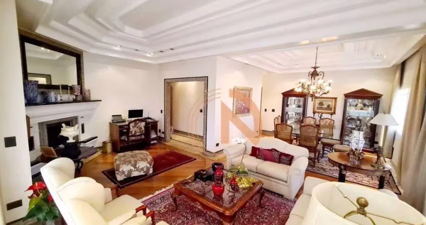 Apartamento tipo cobertura, em moema pássaros, com 472m², 3 suítes, 5 salas, 7 vagas e piscina privativa