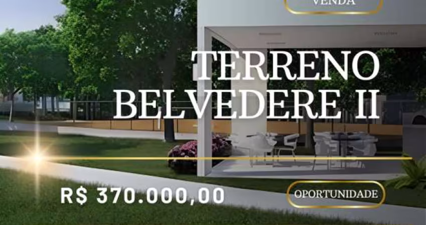 VENDE-SE Terreno no Condomínio Belvedere 2 com as seguintes configuraç