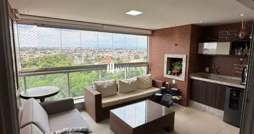 Apartamento mobiliado no edificio belle vie. planta de 134m²