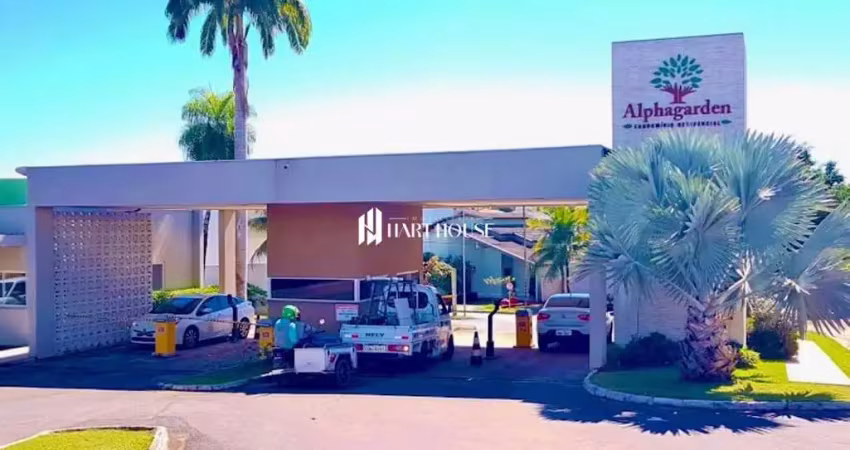 Terreno à venda – condomínio alphagarden | 445 m²- 450.000,00