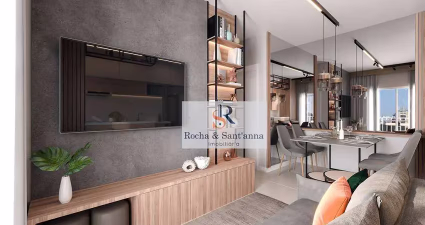 Apartamento com 2 dormitórios à venda, 43 m² por r$ 401.700,00 - residencial parque olímpia - indaiatuba/sp