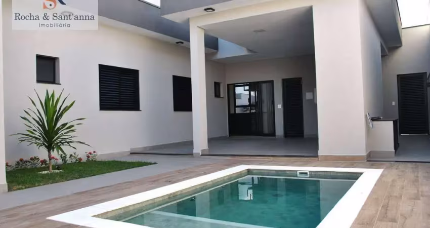 Casa com 3 suítes condomínio residencial dona lucilla - indaiatuba/sp