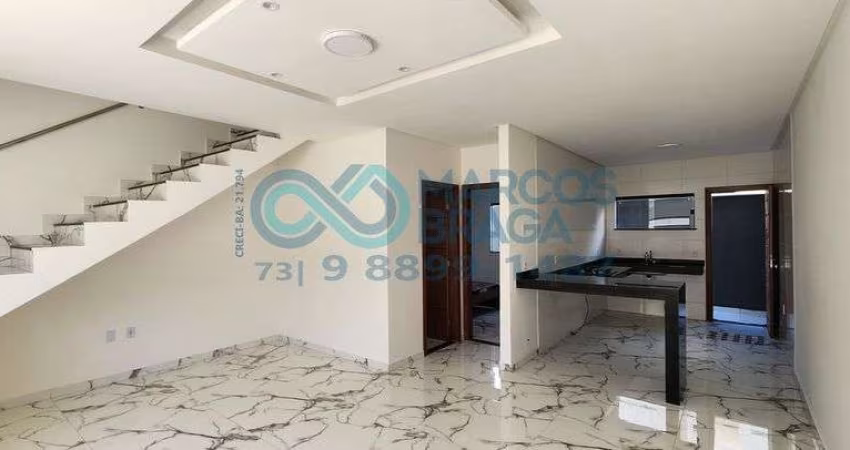 DUPLEX COM 3/4, SENDO DUAS SUÍTES - 105 M² - PORTO SEGURO - PRONTO PARA MORAR
