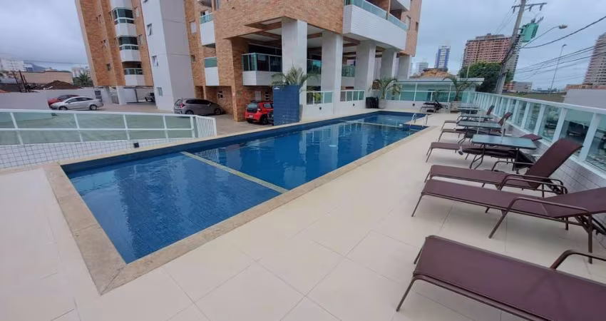 Apartamento à venda na Guilhermina, Praia Grande-SP: 2 quartos, 1 sala, 1 banheiro, 1 vaga de garagem - 60 m² de área!