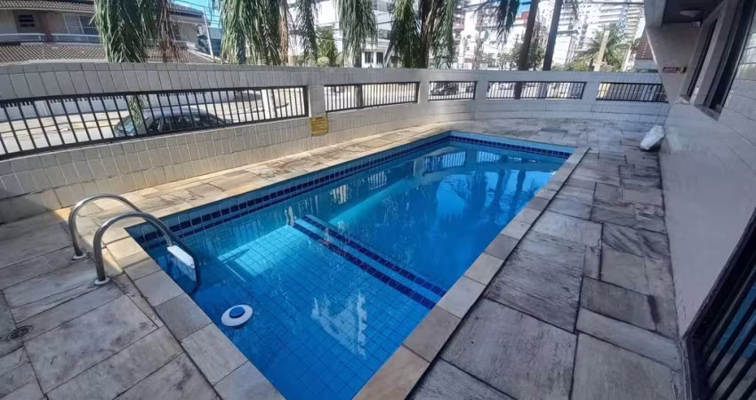 Apartamento à venda na Guilhermina, Praia Grande-SP: 1 dormitório, 1 sala, 1 banheiro, 1 vaga, 51m² - Lazer completo, localização privilegiada!