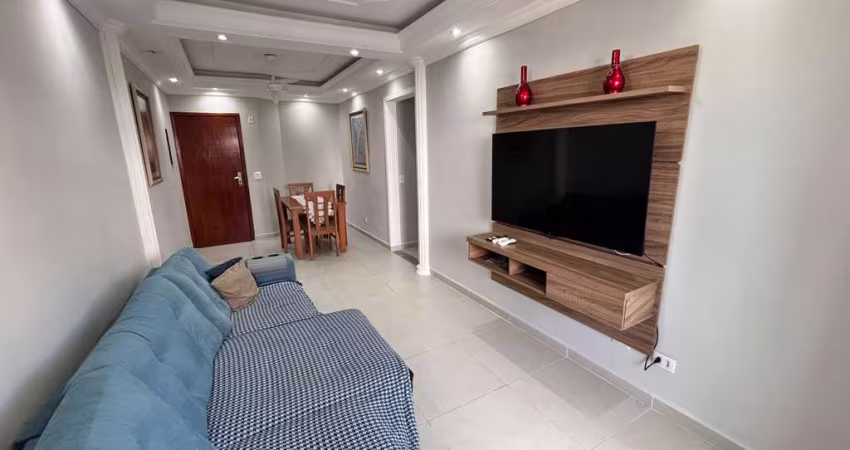 Apartamento à venda em Praia Grande-SP, bairro Tupi: 2 quartos, 1 suíte, sala, 2 banheiros, 1 vaga, 87,51m². Imperdível!