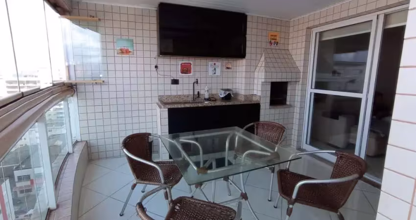 Apartamento em praia grande com 2 dormitórios mobiliado na vila tupi com lazer completo