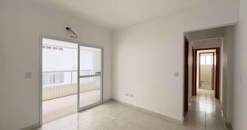 Aluguel de apartamento de 2 quartos com 2 salas e 2 vagas de garagem em Caiçara, Praia Grande-SP - 79,00 m².