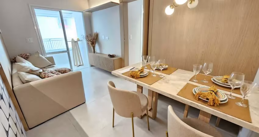 Imperdível apartamento à venda na guilhermina, praia grande-sp: 2 dormitórios, 1 suíte, 2 banheiros, 1 vaga, 63,02m².