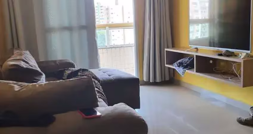 Apartamento à venda em praia grande-sp, tupi: 2 quartos, 1 suíte, 2 salas, 1 banheiro, 1 vaga de garagem, 78m².