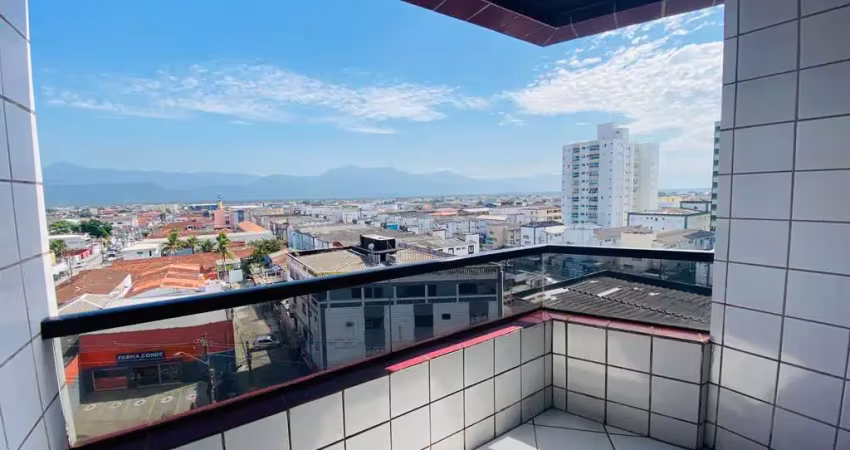 Apartamento à venda em praia grande-sp, bairro mirim! 2 quartos, 1 suíte, 1 sala, 1 banheiro, 1 vaga de garagem. 70m². venha conferir!