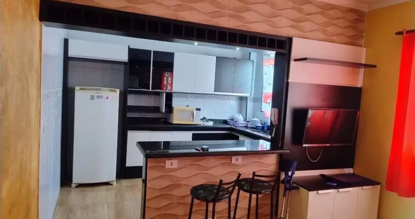 Apartamento para venda ou locação em praia grande-sp, no bairro caiçara: 1 quarto, 1 sala, 1 vaga de garagem, 52m².
