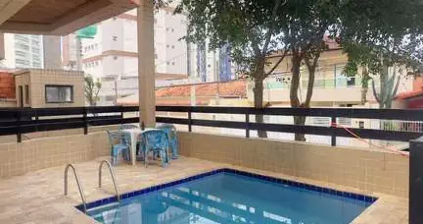 Apartamento de 2 dormitórios com 2 sacadas à venda no bairro caiçara em  praia grande-sp