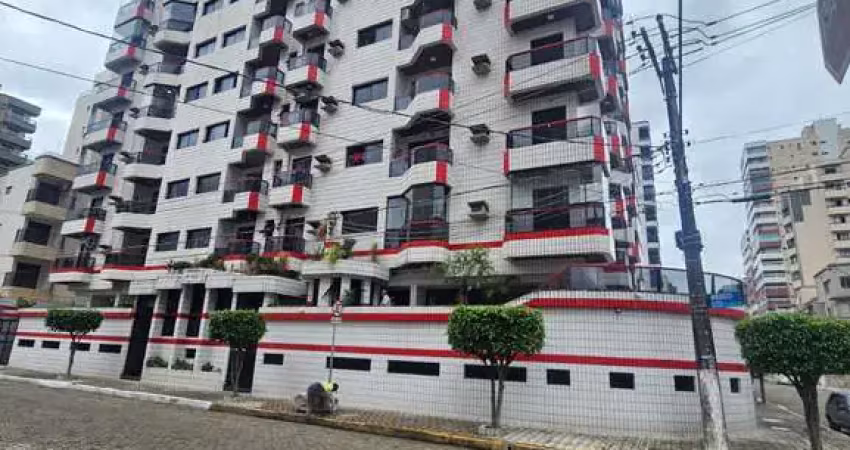 Apartamento para locação na guilhermina, praia grande-sp: 2 dormitórios, 1 suíte, 1 vaga de garagem e 84m² de área, 3 varandas!
