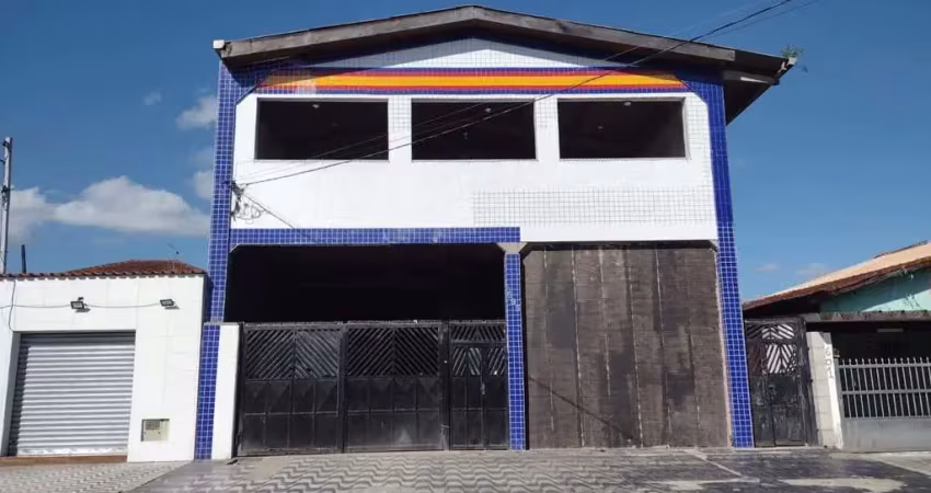 Excelente galpão comercial para locação em praia grande-sp, bairro sítio do campo, com 2 banheiros e 380m² de área!