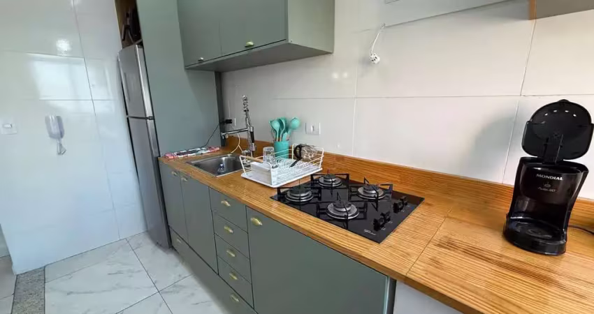 Lindo apartamento decorado vista mar a venda  no bairro caiçara em praia grande