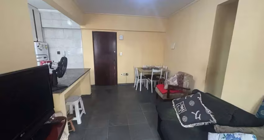 Apartamento à venda na guilhermina, praia grande-sp: 1 quarto, 1 sala, 1 banheiro e 1 vaga de garagem!