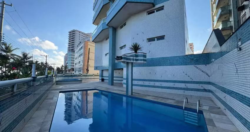 Apartamento de 3 dormitórios frente ao mar com 2 vagas na praia grande