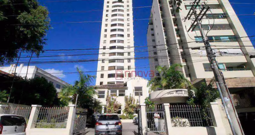 Aluga apartamento com 3 quartos, varandas, armários, andar alto, ótima localização, 83 m² por R$ 3.000/mês - Canela - Salvador/BA