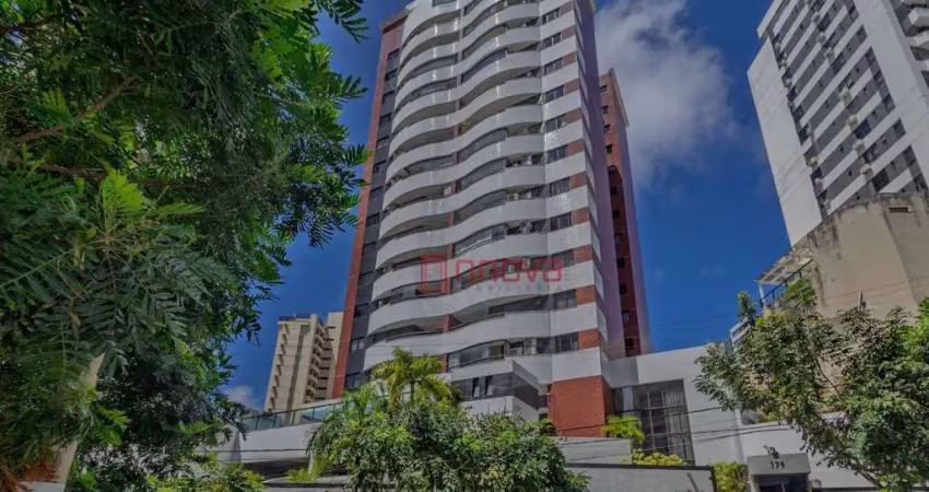 Aluga amplo apartamento com 3 quartos, suíte, armários, varanda com reiki, andar alto, 2 garagens, 100 m² por r$ 3.500,00/mês - itaigara - salvador/ba