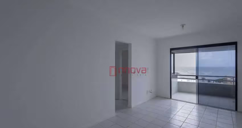 Aluga apartamento com 1 quarto, varanda, andar alto com ótima vista para o mar, armários, 50 m² por r$ 1.950,00/mês - pituba - salvador/ba