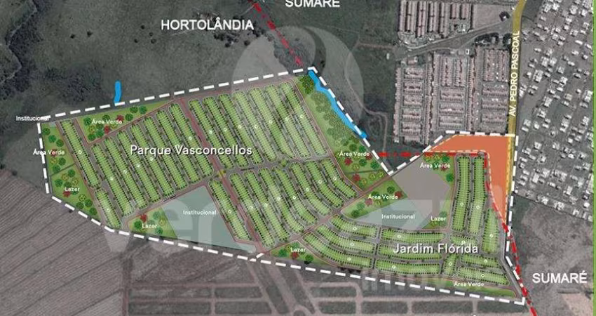 Terreno à venda no Parque Vasconcellos, Hortolândia 