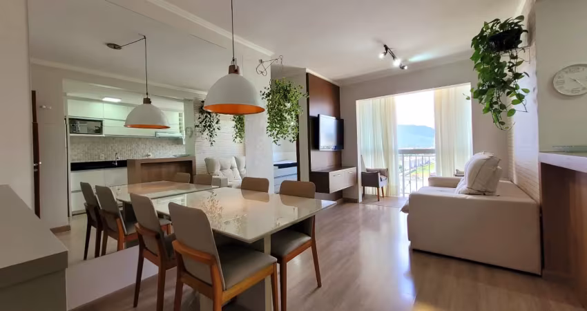 Vendo apto 2 dorms, 60m², todo mobiliado, ao lado do shopping viacatarina, pagani, palhoça - sc