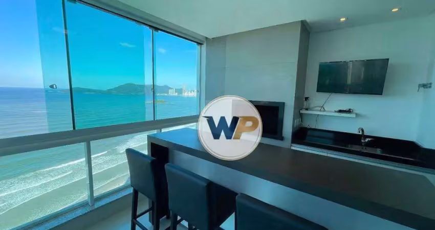 Apartamento com 4 suítes, frente mar para alugar, 216 m² por r$ 27.000/mês - centro - balneário camboriú/sc.