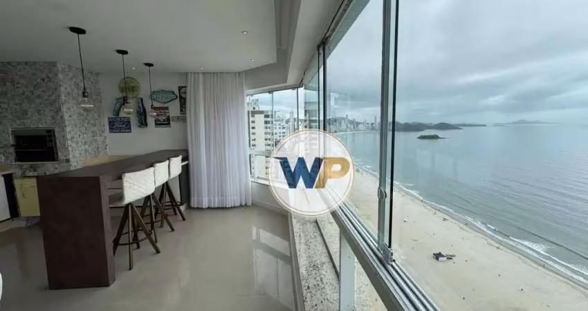 Apartamento frente mar com 4 suítes na barra sul em balneário camboriú/sc.