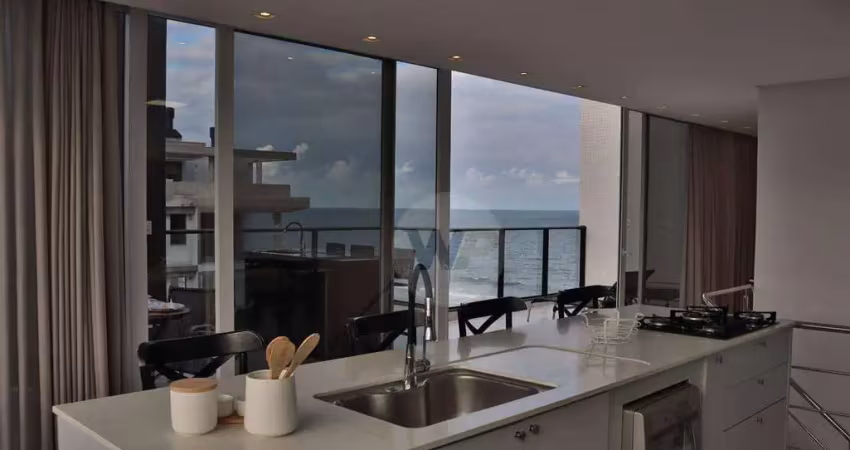 Cobertura duplex com 4 suítes para alugar, 243 m² - praia brava - itajaí/sc.