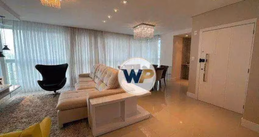 Apartamento mobiliado e decorado de 3 suítes na quadra mar, barra sul em balneário camboriú/sc.