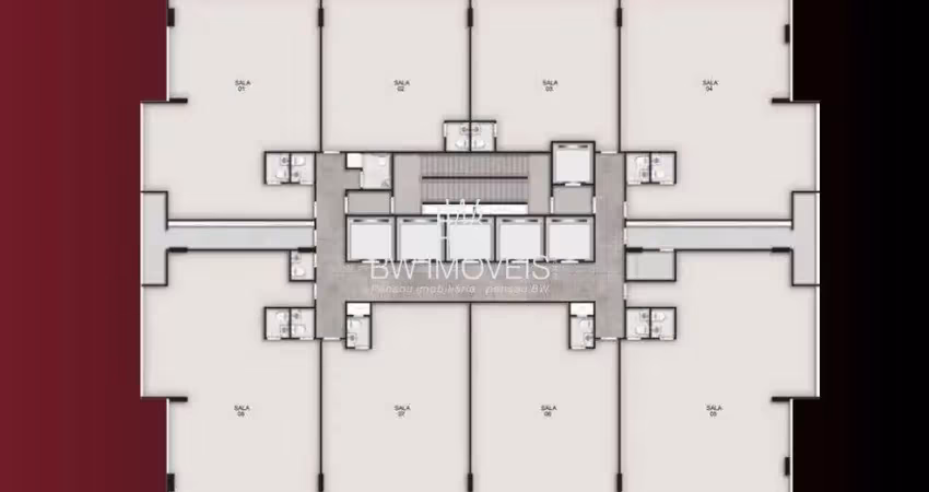 Euro Towers - Laje corporativa, de 337 m² à 772 m², Pq Lozandes, Jd Goiás, Próximo ao Flamboyant