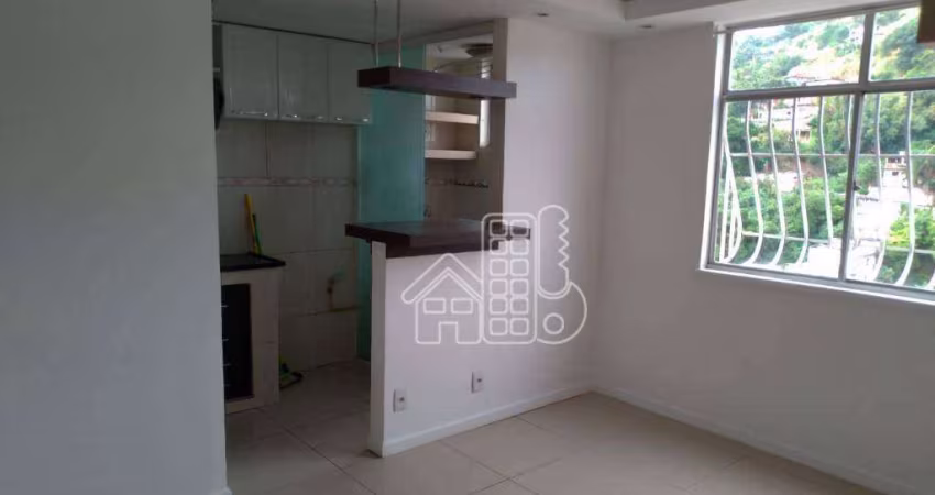 Apartamento com 2 dormitórios para alugar, 55 m² por R$ 2.243,30/mês - Santa Rosa - Niterói/RJ